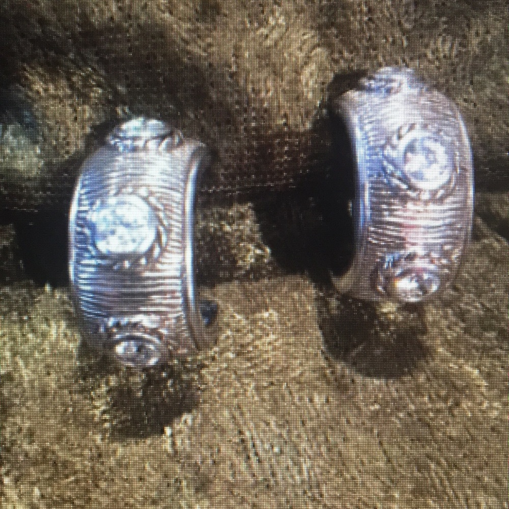 Judith Ripka sterling silver earrings
